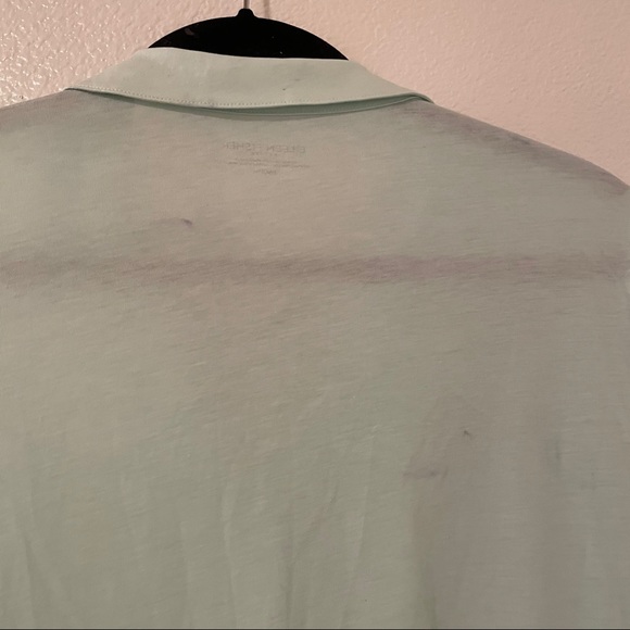 Eileen Fisher Mint Button Down MP - Picture 8 of 10